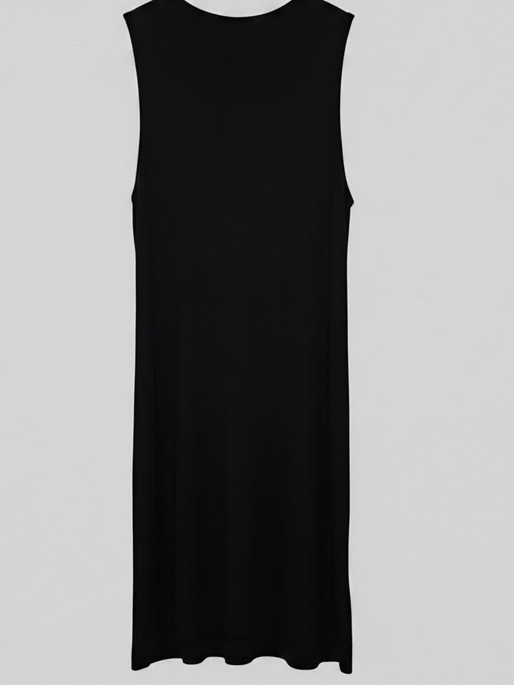 Classic Sleeveless Navy Women's Midi Dress
